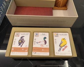 Wingspan Bird Card & Bonus Card Tray – 3D Printed Organizer