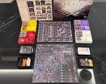 Organizador de juegos de mesa Birmingham (inserto impreso en 3D, compatible con la caja original)