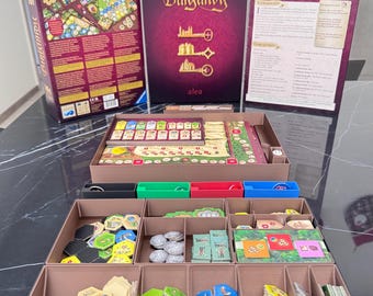 Organizador/inserto impreso en 3D de la edición del 20.º aniversario de Castillos de Borgoña