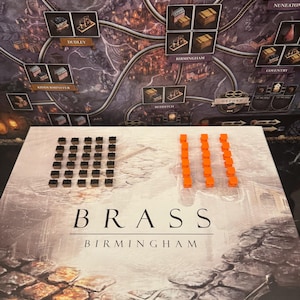 Brass Birmingham: 3D-Printed Coal & Iron Game Cubes