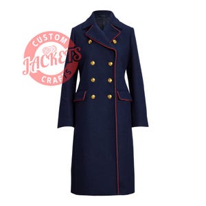 Customized Winter Women Double Breasted Wool coat Luxury Wool Fabric Best Quality Long And Short Coats Available