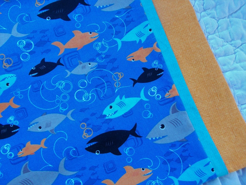 Shark Childrens or Travel Pillow Case