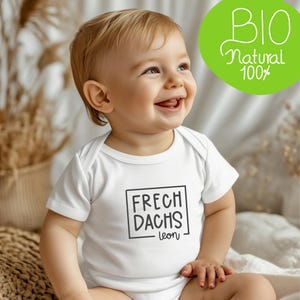Funny baby bodysuit baby gift with name personalized birth gift boy baby bodysuit gift for birth funny original iron-on image