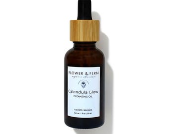 Organic Cleanser & Makeup Remover | Calendula Glow Cleansing Oil