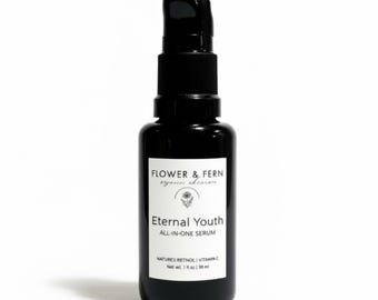 Organic All-in-One Anti-Aging Serum | Nature’s Retinol + Vitamin C | Eternal Youth
