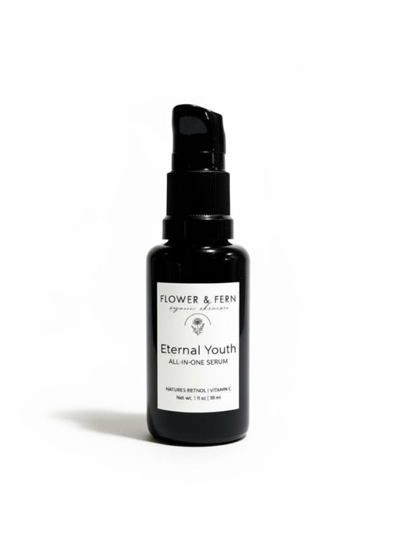 Organic All-in-One Anti-Aging Serum | Nature’s Retinol + Vitamin C | Eternal Youth
