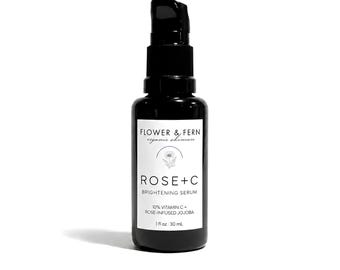 Organic Vitamin C Face Serum: Brightening Glow Serum for Sensitive & Acne-Prone Skin
