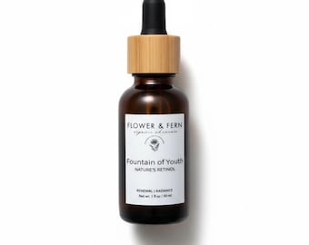 Nature’s Retinol Fountain of Youth Serum | Frankincense Jojoba and Castor Oil | Organic