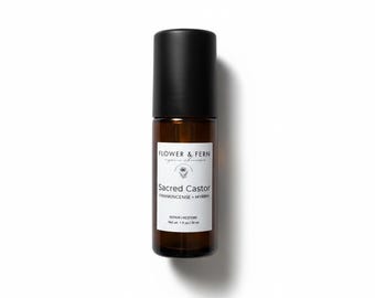 Frankincense Myrrh Resin Extract Infused Organic Castor Oil Roller | Skin Support