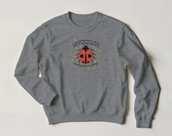I am Still Learning Lady Bug - Classic Unisex Crewneck Sweatshirt | Gildan® 18000