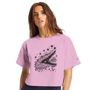 Am I Worth the Mess - Women&#39;s Cropped Heritage Crewneck T-Shirt | Champion T453W