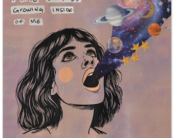 I Have Galaxies - Classic Semi-Glossy Paper Poster