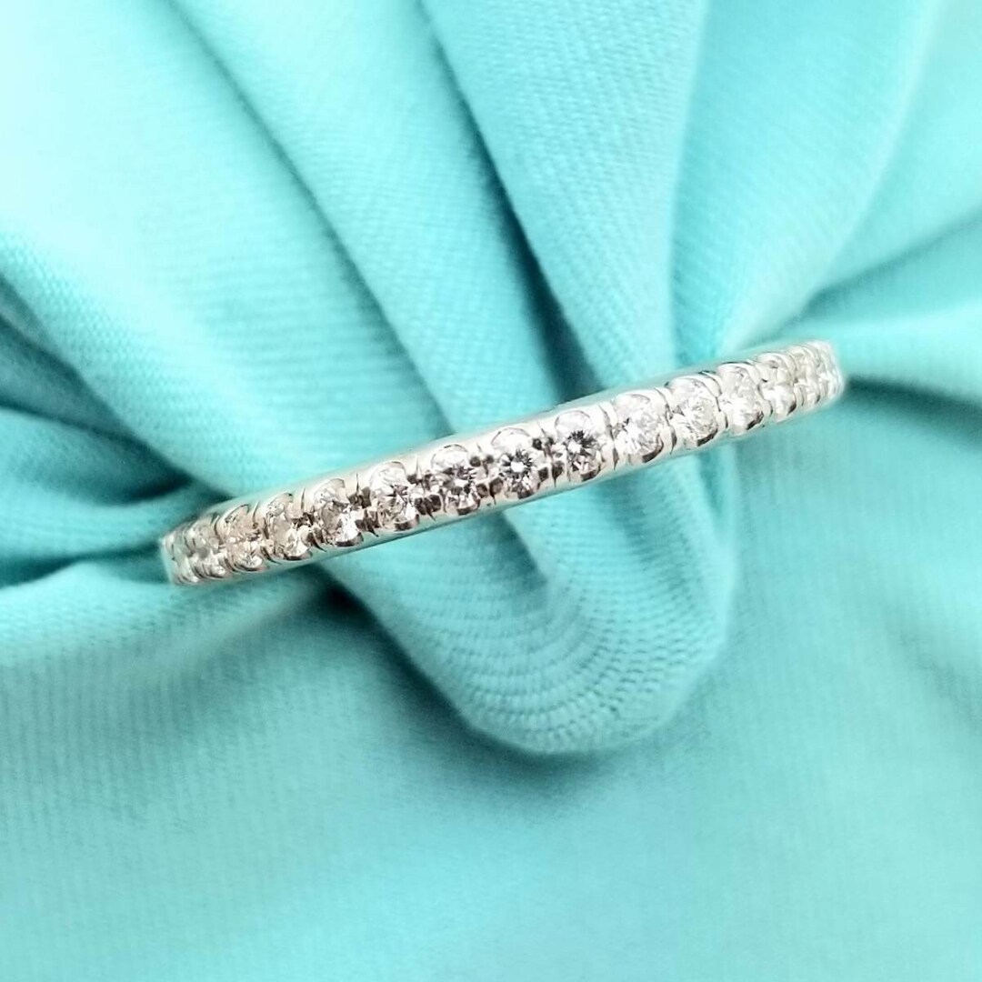 Fink's Jewelers Classic Platinum Thin Diamond Wedding Etsy