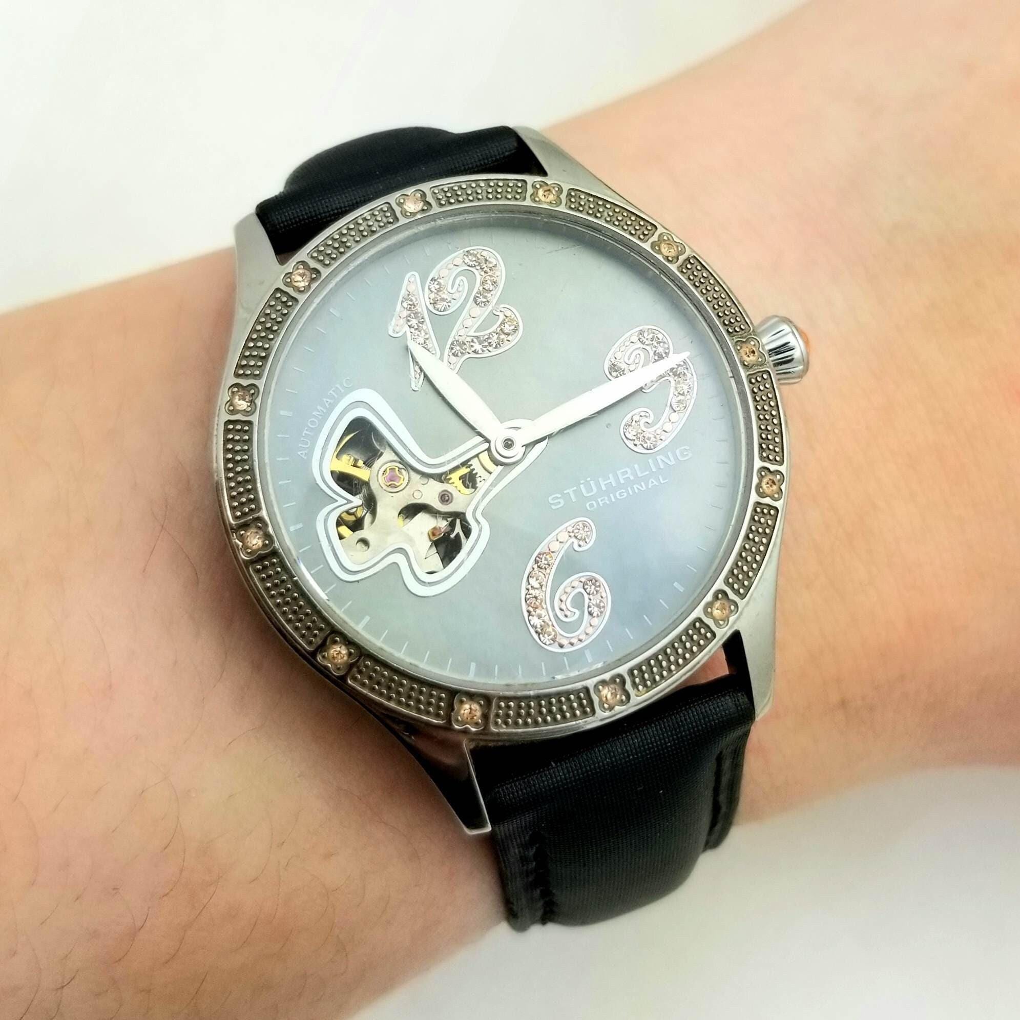 Stuhrling Original Krysterna Crystal Skeleton Watch  display picture 1