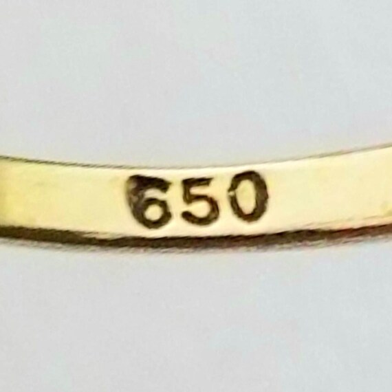 10K Round Ruby and Diamond Bypass Ring-Yellow Gol… - image 9