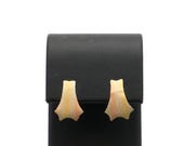 Vintage 1980’s 14K Yellow, Rose, White Gold Earrings – Hang Length .5”