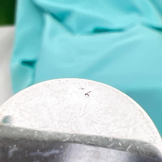 Silver Malachite Circle Dangle Earrings-Sterling-… - image 5