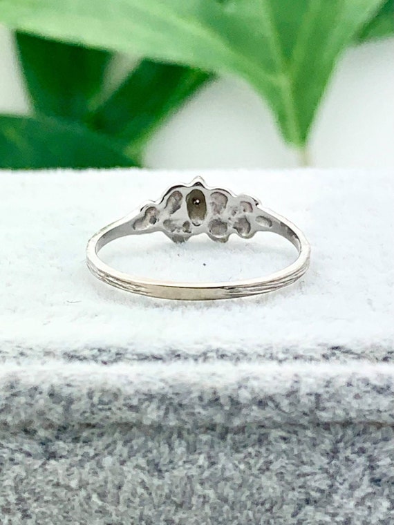 10K Gold Nugget Diamond Ring- .005ct- Vintage-Uni… - image 6