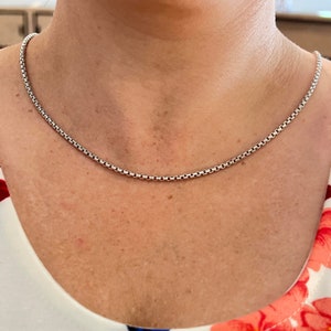 David Yurman Box Chain. 22 1.7mm Baby 