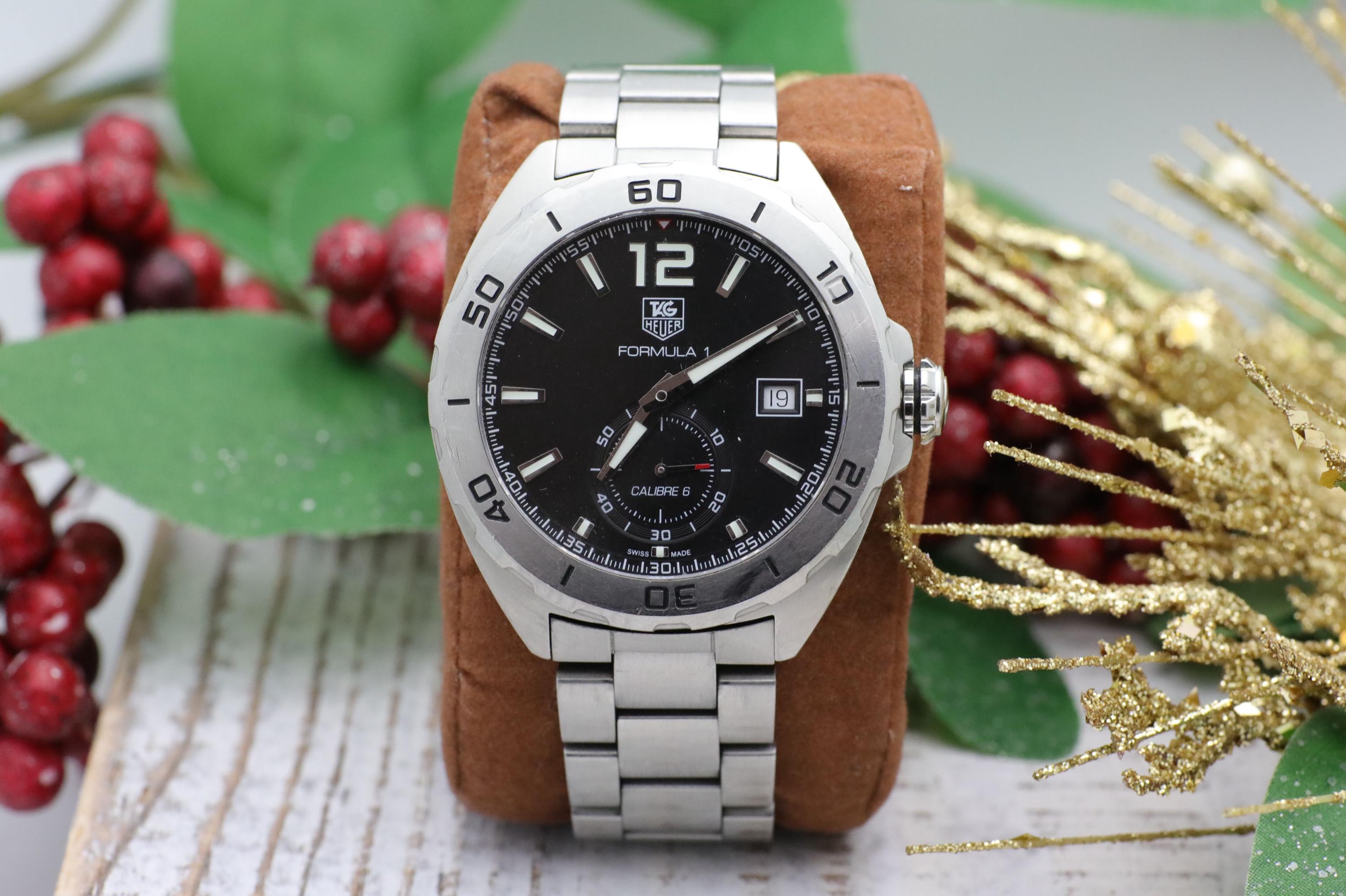 Buy TAG Heuer Swiss Formula WAZ2110 Black Dial Men's Estate