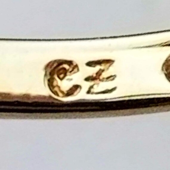 10K Ruby& Cubic Zirconia Cluster Ring-Yellow Gold… - image 9