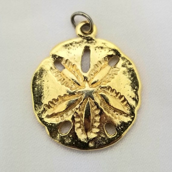 Antiqued Sand Dollar Pendant or Charm Sterling Silver Antiqued Sand Dollar Pendant or Charm Sterling Silver