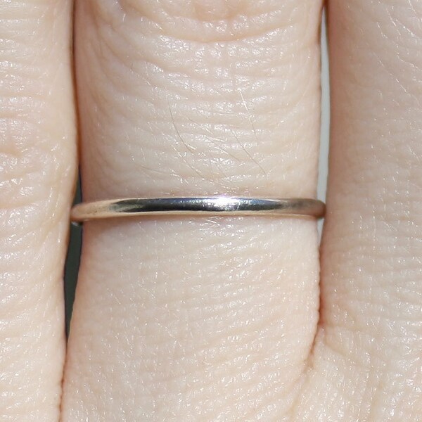 Dainty Sterling Silver Stack Ring