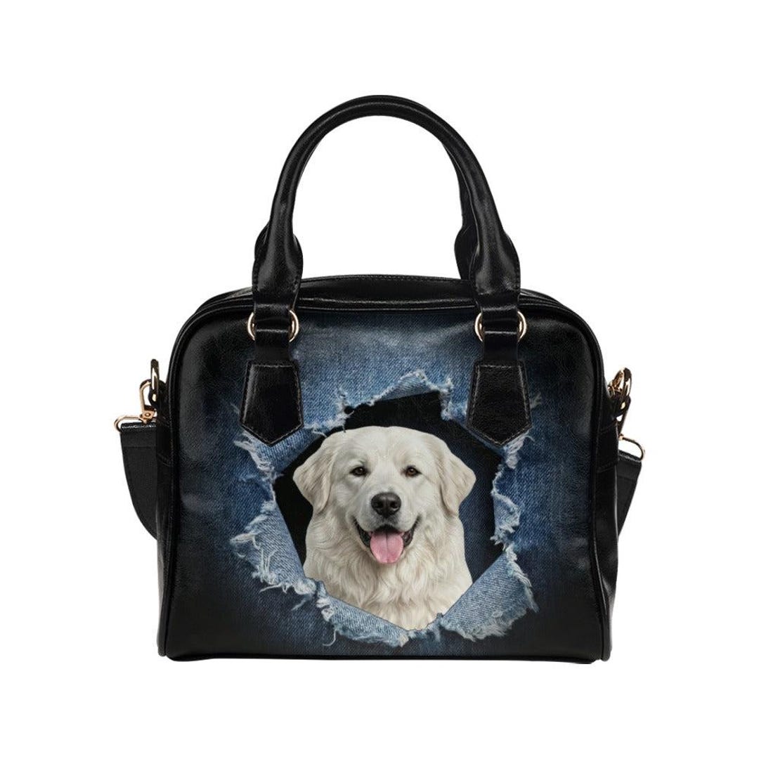 Aidi (atlas Mountain Dog) Ripped Denim Print Shoulder Handbag - Etsy