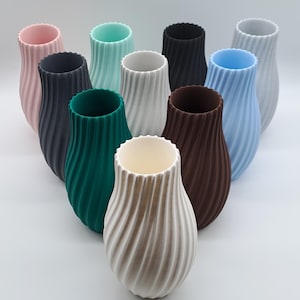 Spiral vase | 3D vase | Sustainable | Spiral vase | Decorative vase | Flower vase | Spring | Fresh flowers | Interior decoration