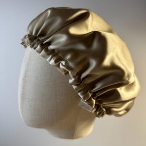 Reversible 100% Pure Silk Bonnet | Hair Bonnet | Silk Bonnet for Sleep | Double layer 22 Momme Mulberry Silk | Bonnet For Hair Protection