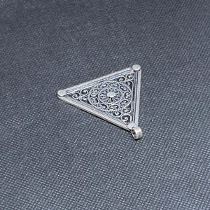 Amazigh Berber Pendant: Sterling Silver Kabyle Tuareg Necklace