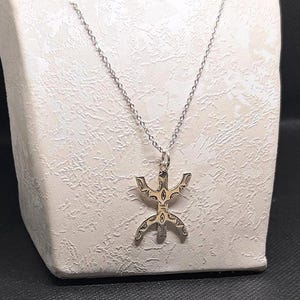 Amazigh Berber Sterling Silver Pendant Necklace: Moroccan Tribal Jewelry