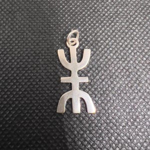 Amazigh Berber Pendant: Sterling Silver Kabyle Tuareg Necklace