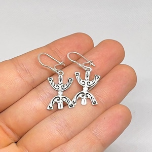 Sterling Silver Amazigh Yaz Earrings: Berber Jewelry