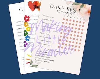 Weekly Daily Reset Checklist