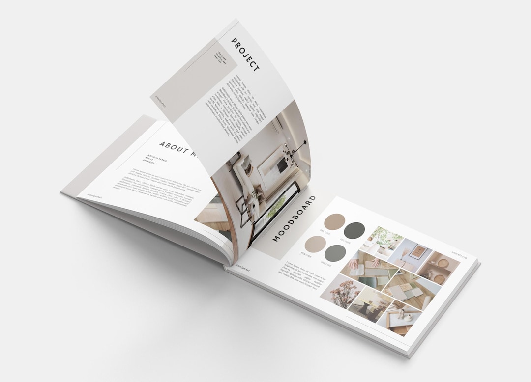 Architecture and Interior Design Portfolio Template | Editable ...
