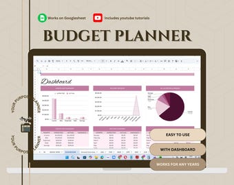 Planer Budżetu Arkusz Google Miesięczny Arkusz Kalkulacyjny Budżetu Szablon Budżetu Wypłat Prosty Planer Finansowy Budżetowanie dla Początkujących