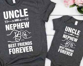 Uncle And Nephew Matching Shirts,Uncle & Nephew Shirt,Best Friends For Life,Fist Bump Buddies,Best Uncle Shirt, Love My Nephew,Family Shirts