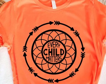 Every Child Matters Shirt, Orange Day Gift, Indigenous Education Outfit, Residential School Awareness Shirt, Indigenous Awareness T-Shirt