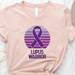 Lupus Warrior Shirt, Lupus Awareness Shirt, Lupus Support Squad Shirt, Purple Ribbon Shirt, Autoimmune Disease Shirt, Gift for Lupus Fighter
