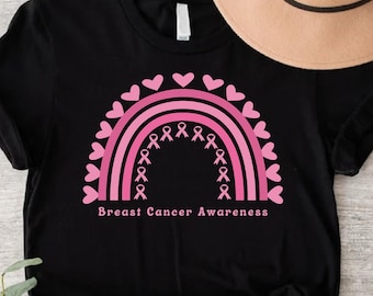 Breast Cancer Shirt,Breast Cancer Awareness Tee,Pink Ribbon Shirt,Breast Cancer Support Shirt,Breast Cancer Survivor Shirt,Motivational Gift
