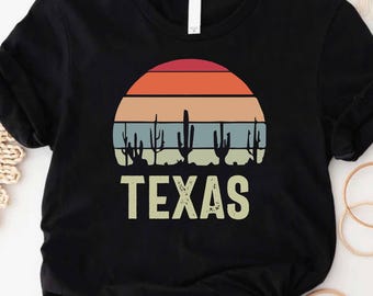 Texas Cactus Shirt, Vintage Texas Shirt, Texas Country Shirt, Texans Gift, Texas Home Shirt, Texas Flag Shirt, Texas Women Shirt,Texas Gifts