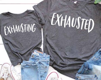 Funny Mom and Kid Shirts, Mommy and Me Matching Shirts, Mother's Day Gift Mom and Son Matching Shirts, Mother and Daughter Matching Outfits