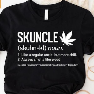 Funny Uncle Shirt, Uncle Birthday Gift, Skuncle Shirt, Uncle Fathers Day Gift, Uncle Gift from Nieces and Nephew, Best Uncle Shirt Gift