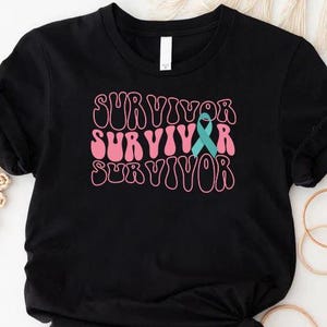 Ovarian Cancer Awareness Shirt, Cancer Fighter Gift, Cancer Support Shirt, Ovarian Cancer Ribbon,Cancer Support Gift,Ovarian Cancer Survivor