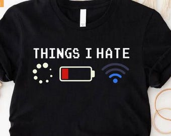 Funny Programmer Shirt, Things I Hate Shirt, Coder Gifts, Computer Science Shirt, Computer Engineer Gift, Funny Coding Shirt, Tech Shirt
