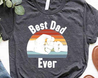 Vintage Best Dad Ever,Christmas Gifts for Dads,Retro Dad Shirt, New Dad Shirt, Dad Birthday Gift Shirt,Best Dad Ever Tshirt,Husband Gift Tee