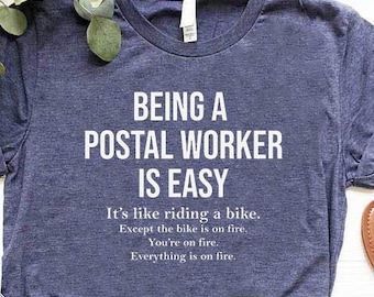 Funny Postal Worker Shirt, Mailman Gift, Postal Worker Gift, Post Office Shirt, Postal Carrier Gifts, Mail Lady Shirt, Mail Lady Gift