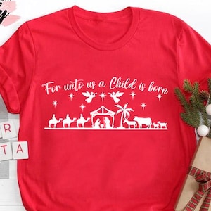 Women Christmas Shirts, Christian Christmas Shirt, Christmas 2025 Gifts,True Story Shirt,Nativity Scene Shirt,Christian Family Christmas Tee