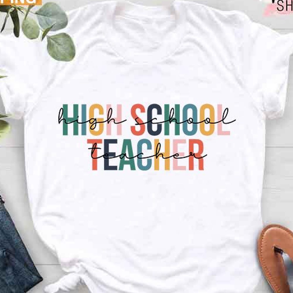 High School Teacher Shirt, High School Teacher Gift, Funny Teacher Shirt, Teacher Gifts, Teacher Shirts, High School Teacher Team Shirts Teesummer